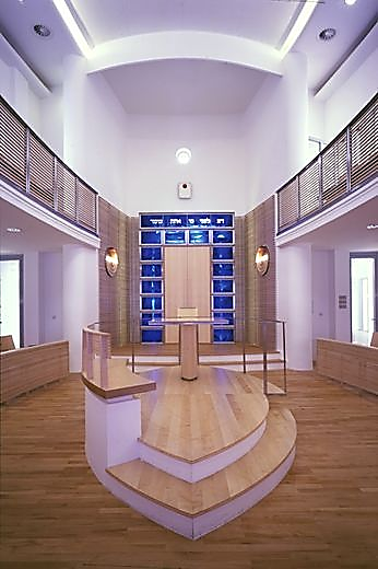 Foto des Innenraums der neuen Synagoge Offenbach